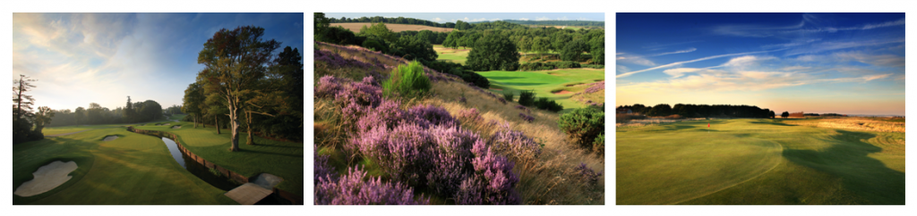 Pictures of golf courses in England