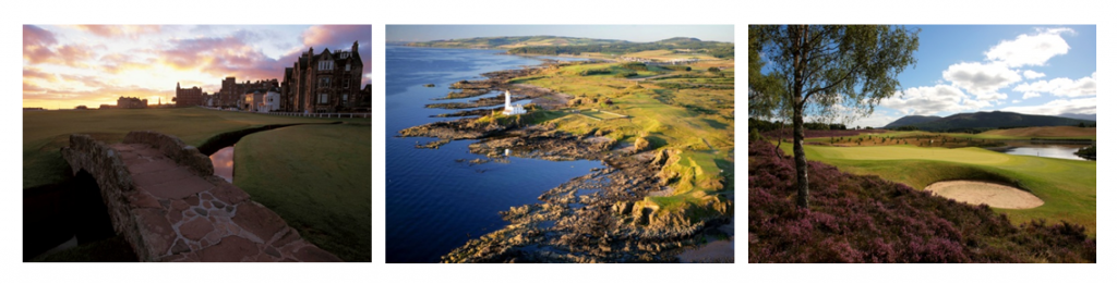 image of golf courses in Scotland