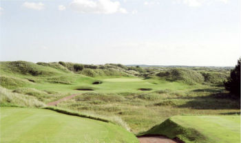 Stunning hole in the dunes at Royal Birkdale