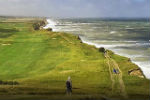Fairway del hoyo 5 sobre el campo de golf de Sheringham 
