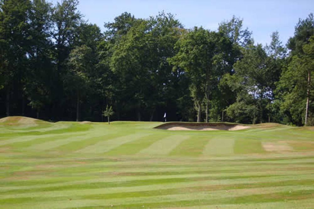Green et bunker sur le parcours d'Addington
