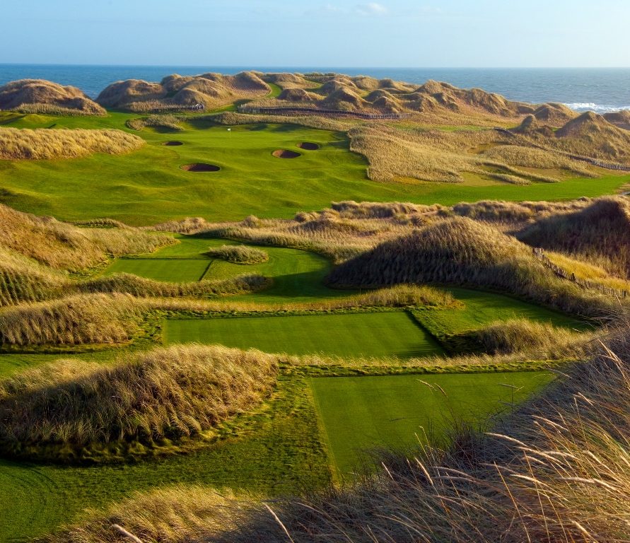 13th hole at Trump International Golf Links Scotland