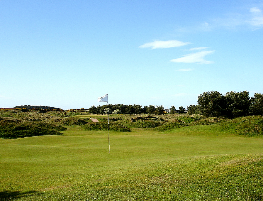 Green at Panmure golf course