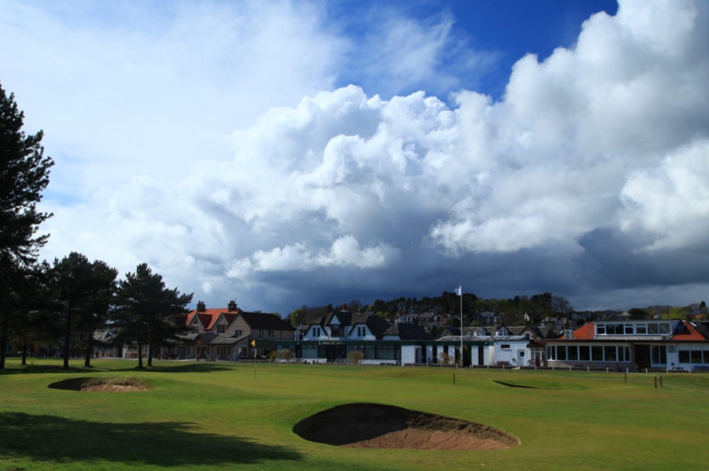 18th hole at Monietieth 