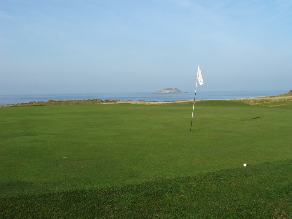 Sea view at North Berwick Golf Course