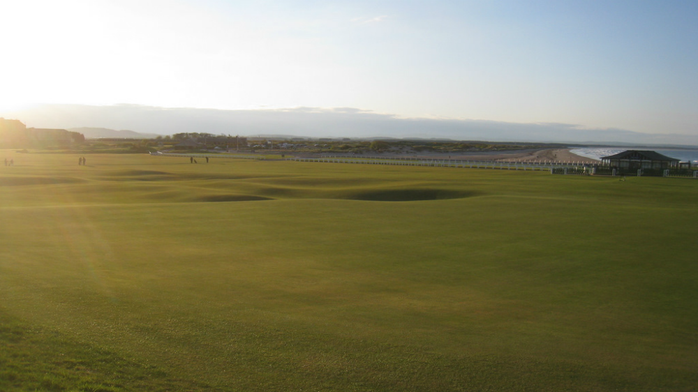 1st and 18 th holes on the Old Course at St Andrews