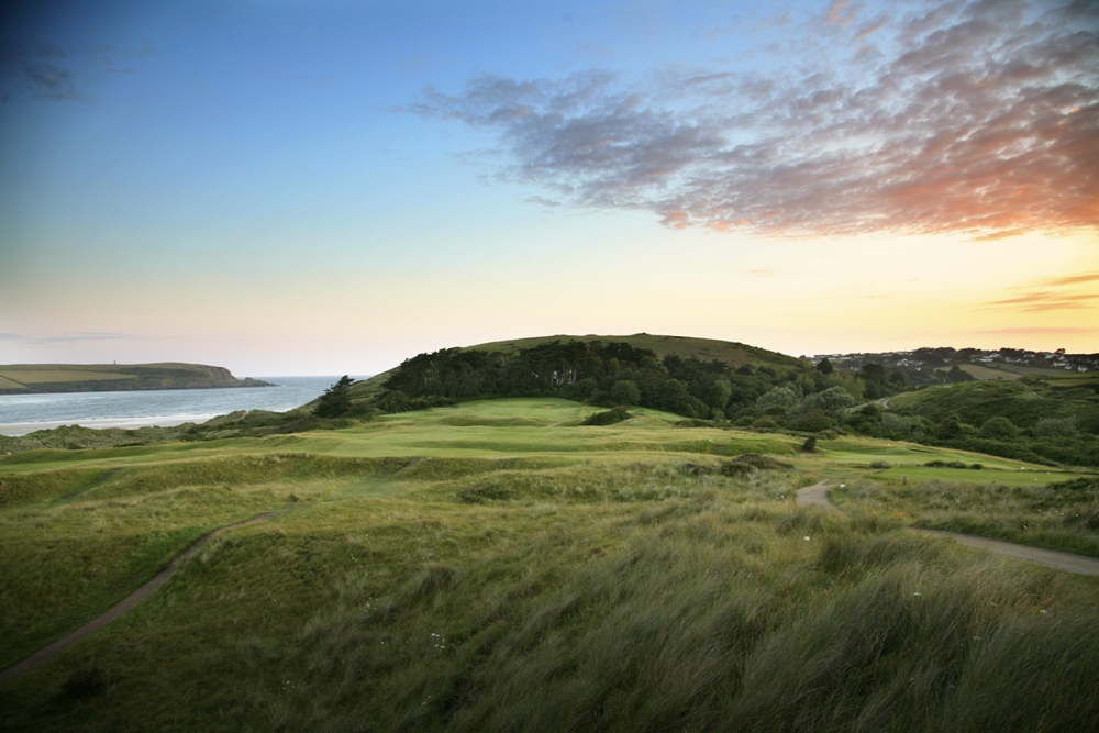 Rough on the Church course at St Enodoc golf club