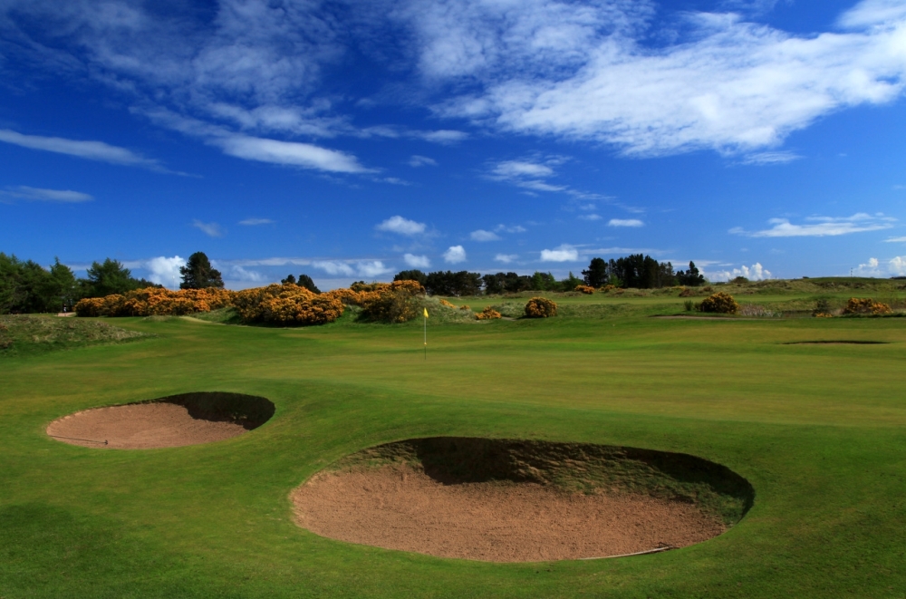 Bunkers at Monietieth 