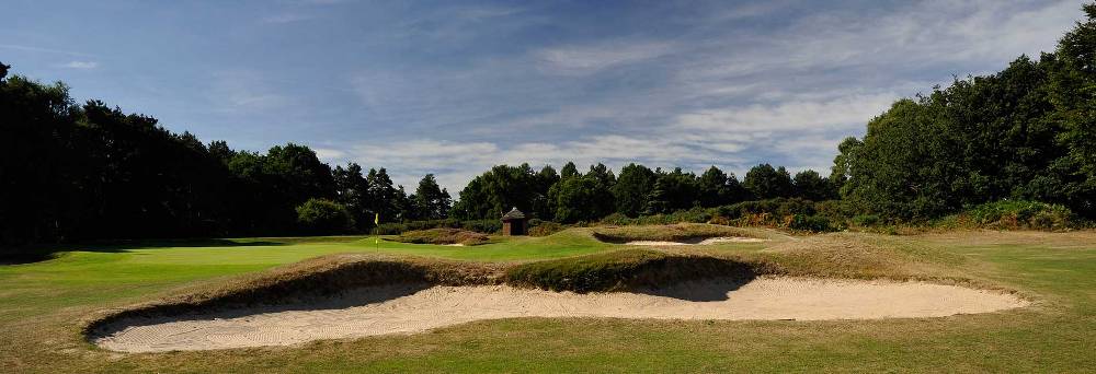 Large fairway bunker at Ipswich golf course