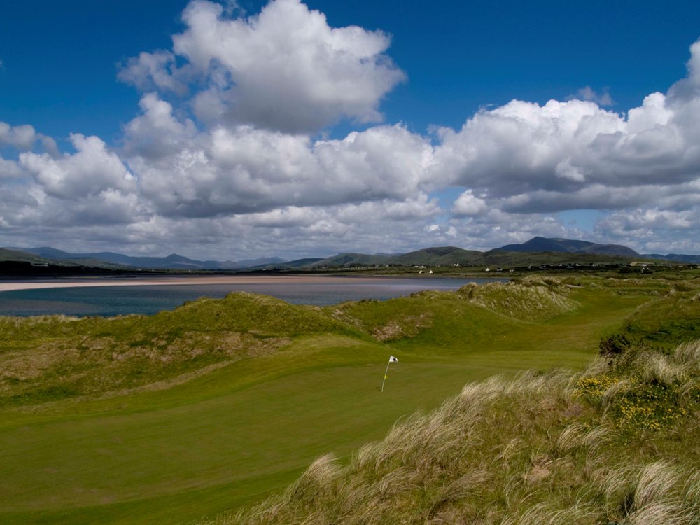Green on the Waterville golf course