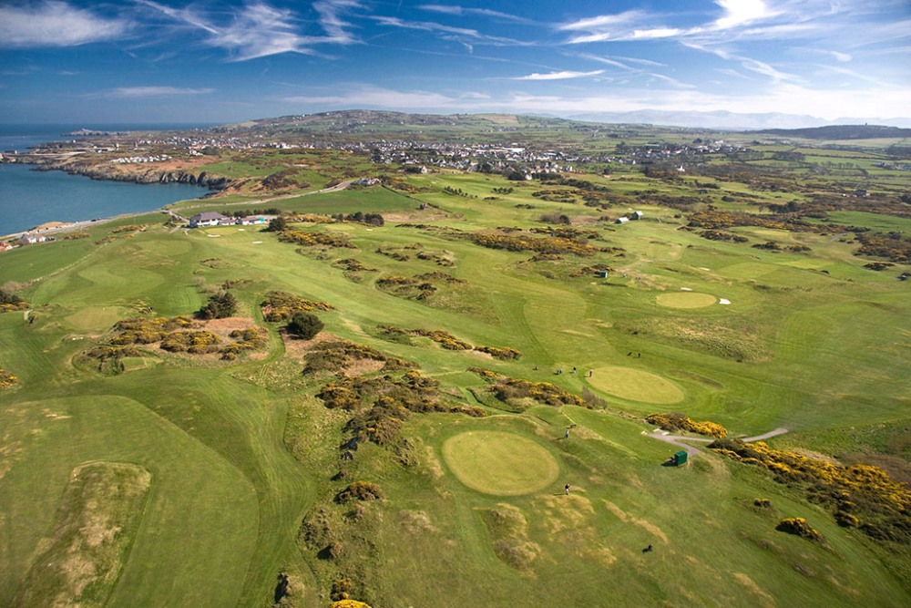 Aerial view of Bull Bay golf course