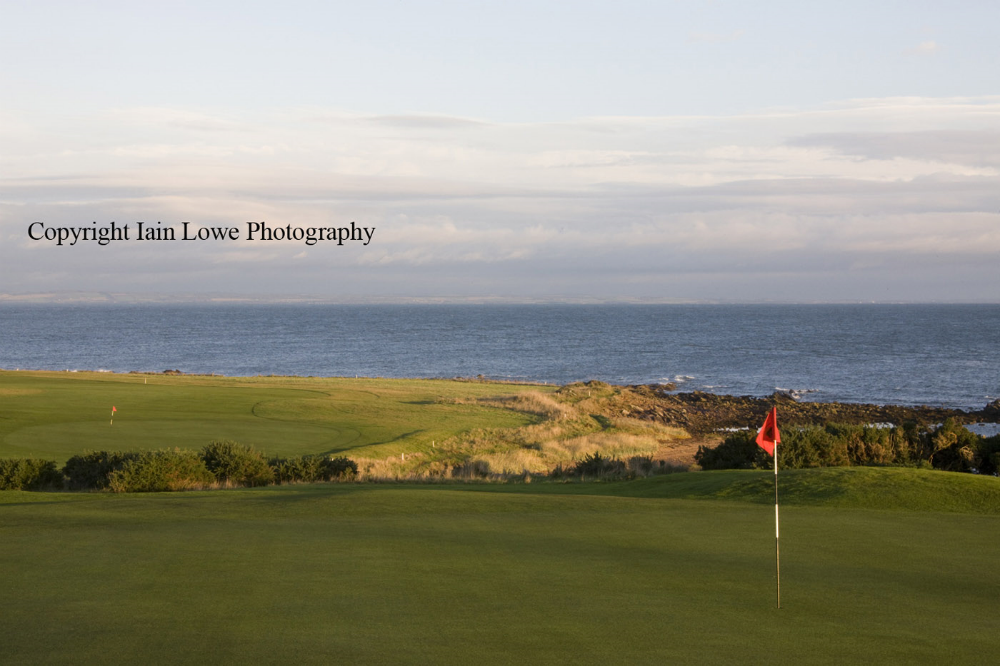 Elevated green at Crail Balcomie