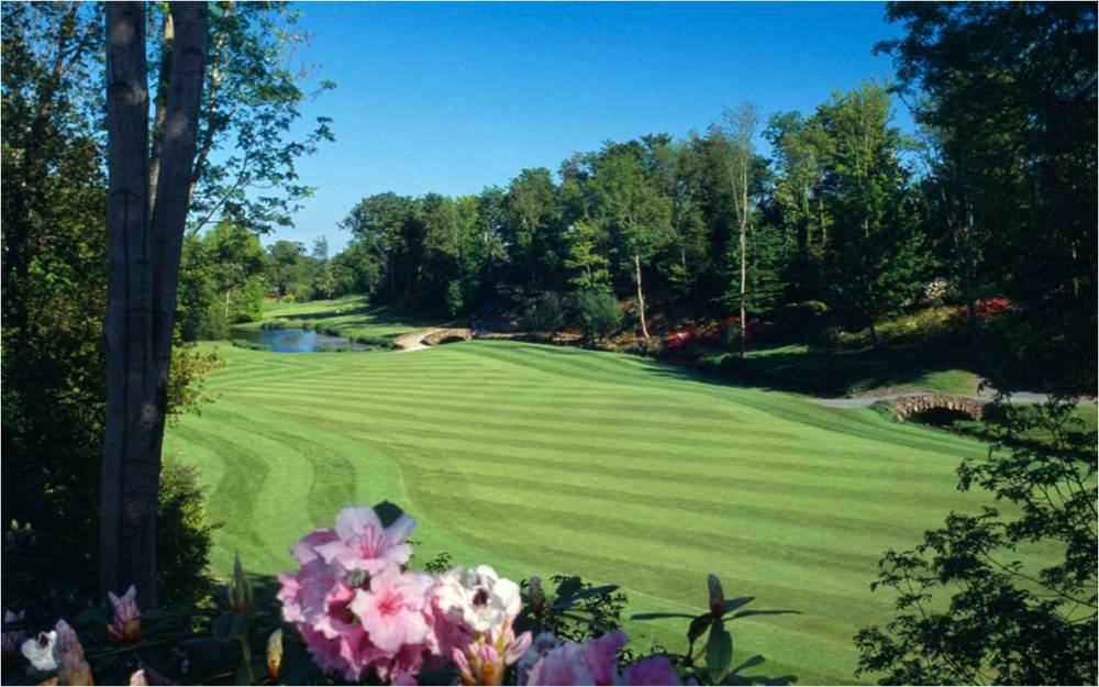 Long Par 4 at Druids Glen Golf Course 