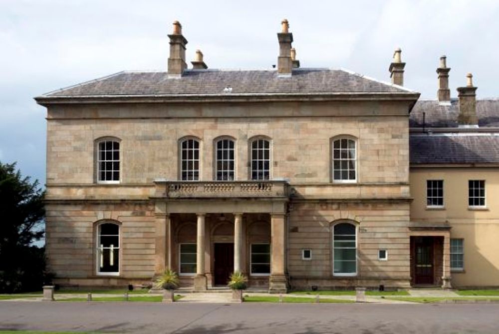 Club house of the Royal Belfast golf course