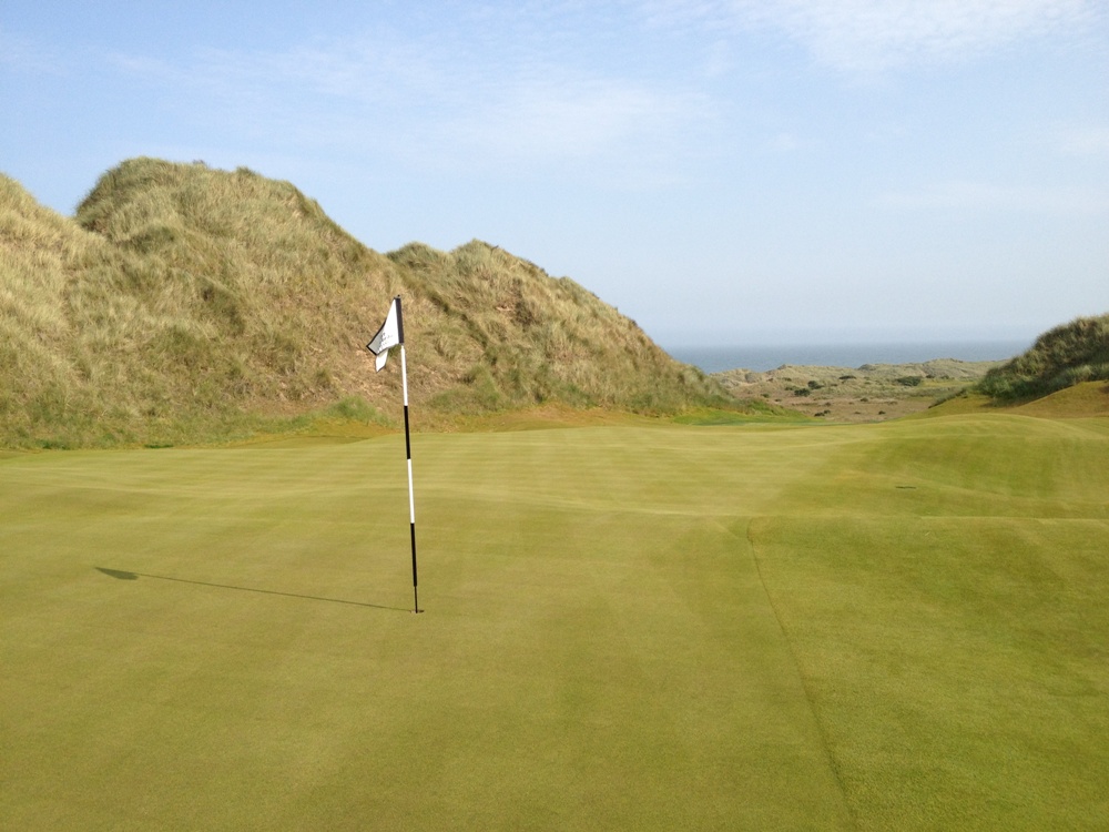 Flag at Trump International Golf Links Scotland