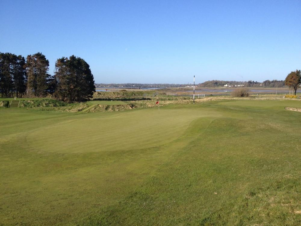 Ondulated Green at Baltray at County Louth