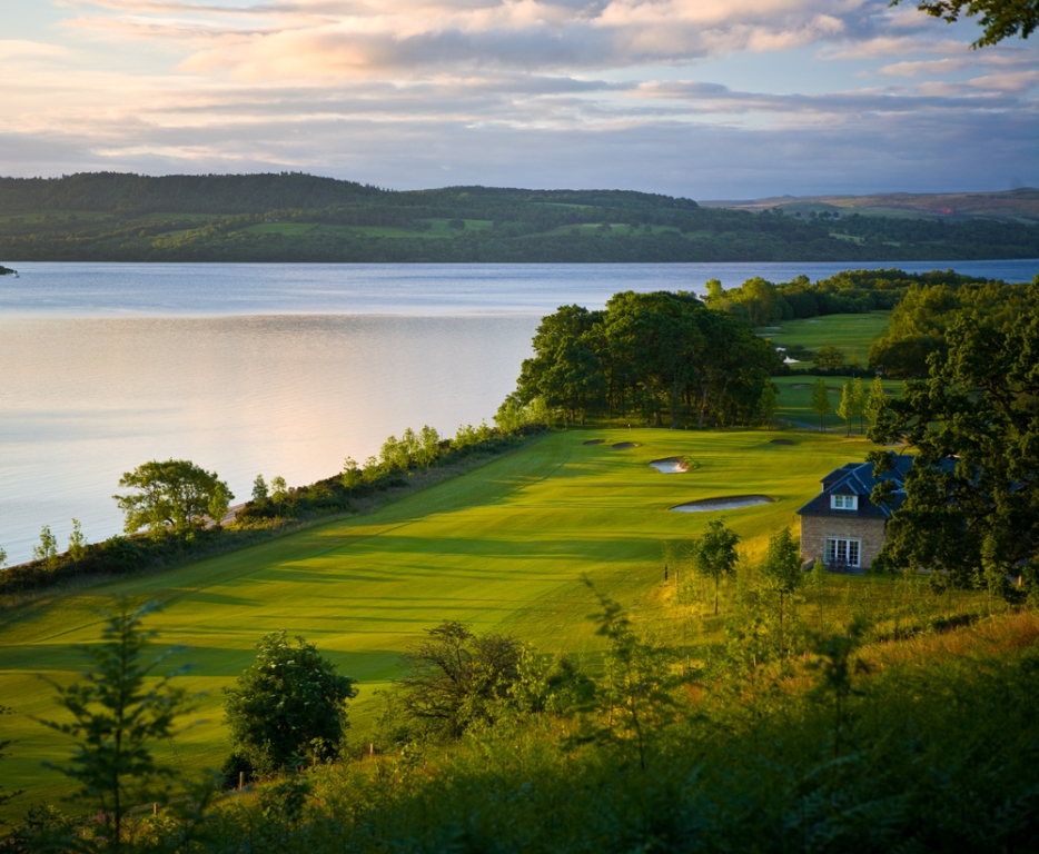 Lake view from the Carrick golf course