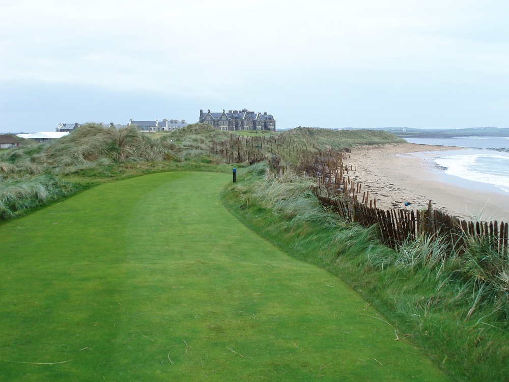 18th hole of Doonbeg golf course Trump International Golf Links