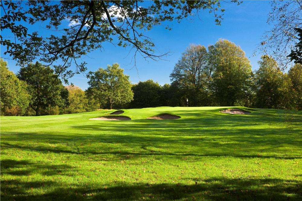 Hole on the Newport golf course