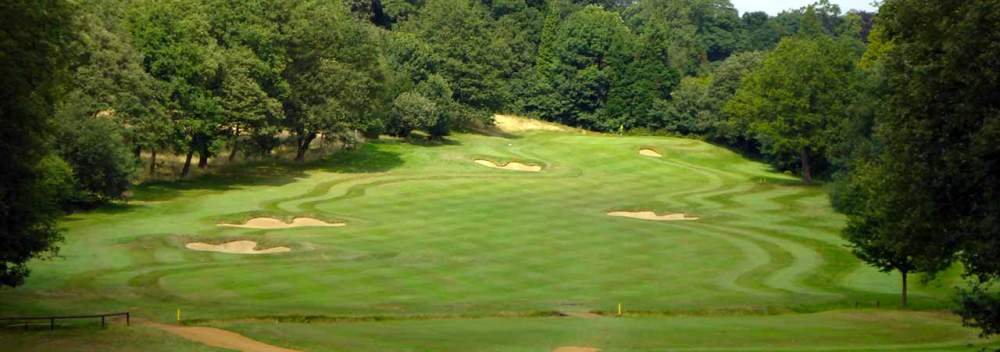 Long hole at the Wimbledon golf course