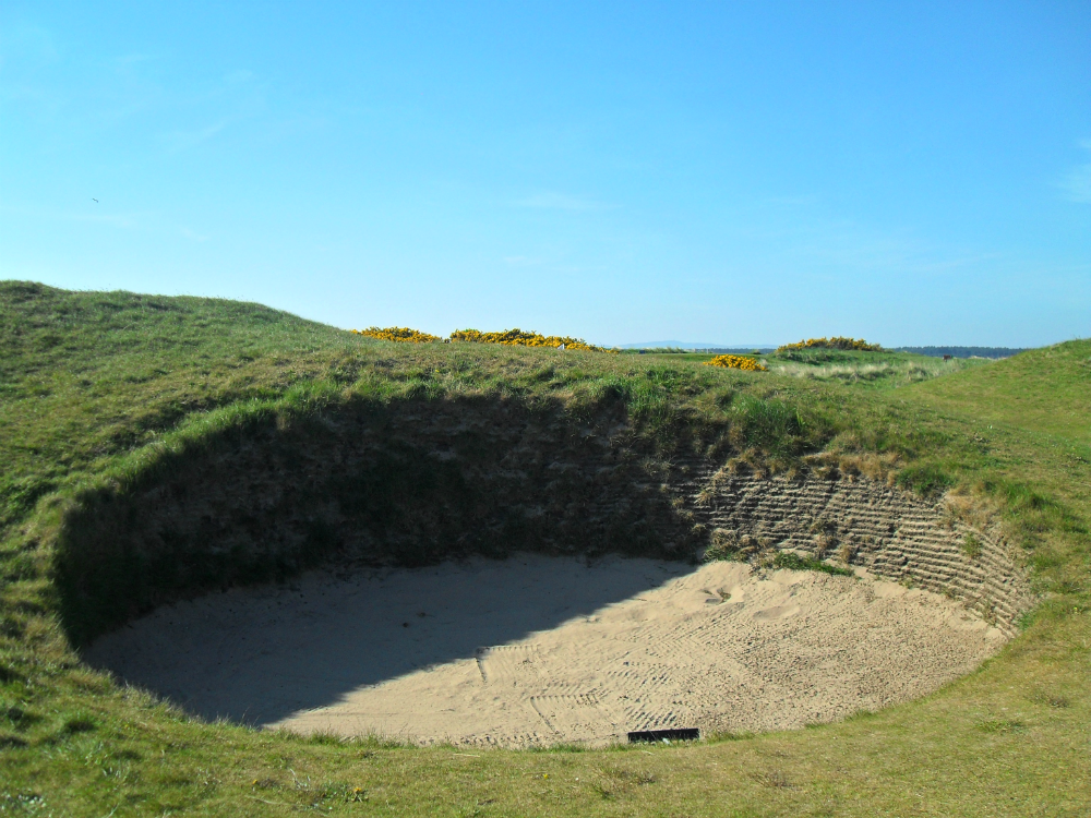 Bunker at the New Course in St Andrews