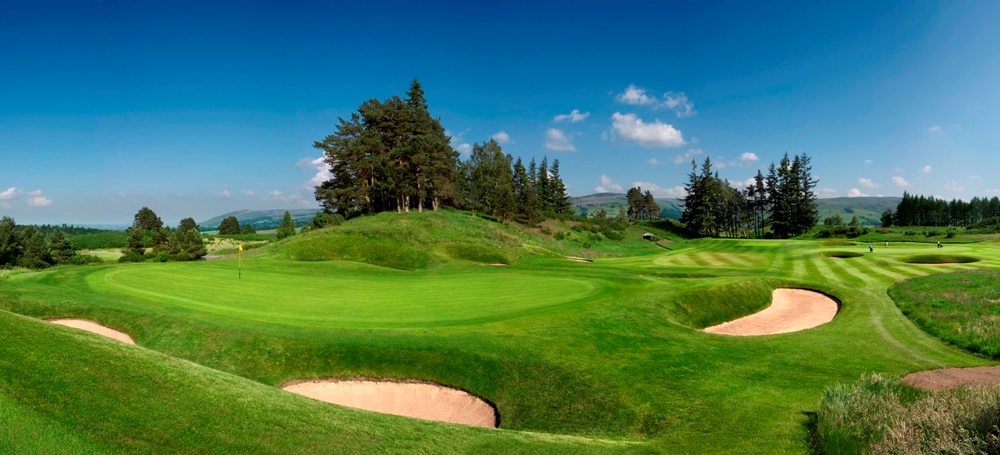 Par 3 on the King's golf course at Gleneagles