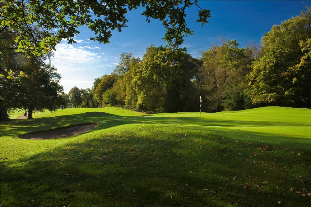 Green on the Newport golf course