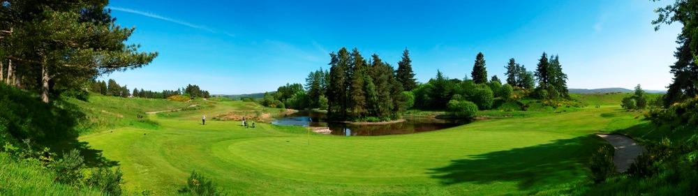 Par 3 on the Queen's golf course at Gleneagles