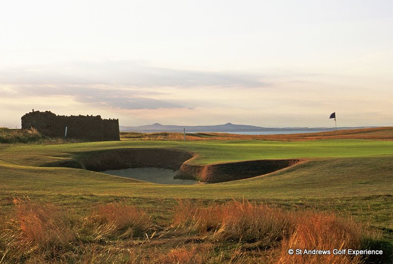 Scottish bunker at Craigielaw Course