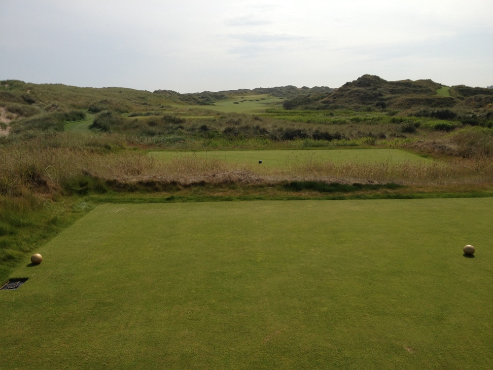 Tee at Trump International Golf Links Scotland 