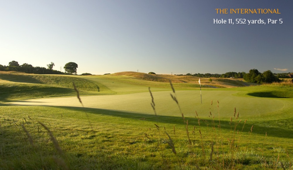 Back of the 11th hole at the International golf course at the London golf club