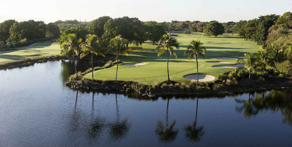Le trou 7 du parcours Silver Fox en Floride 