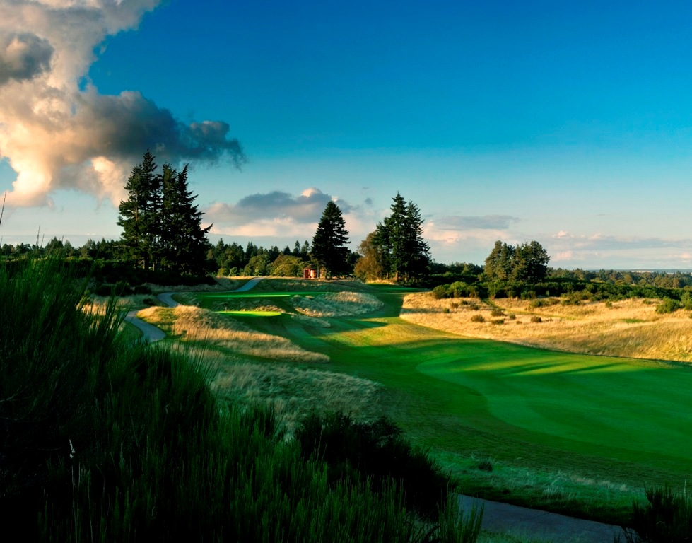 2nd hole of the PGA Centenary at Gleneagles