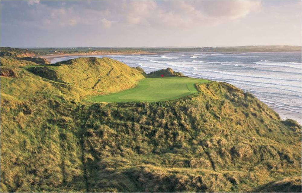 Par 3 at Doonbeg golf course Trump International Golf Links