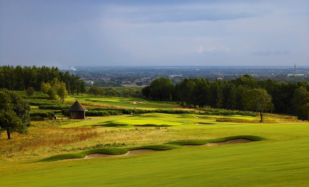 View of a few holes at Goodwood golf course