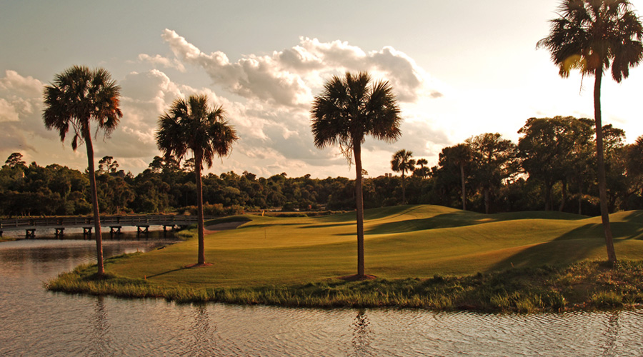 Le trou 11 du parcours Osprey Point à Kiawah Island 