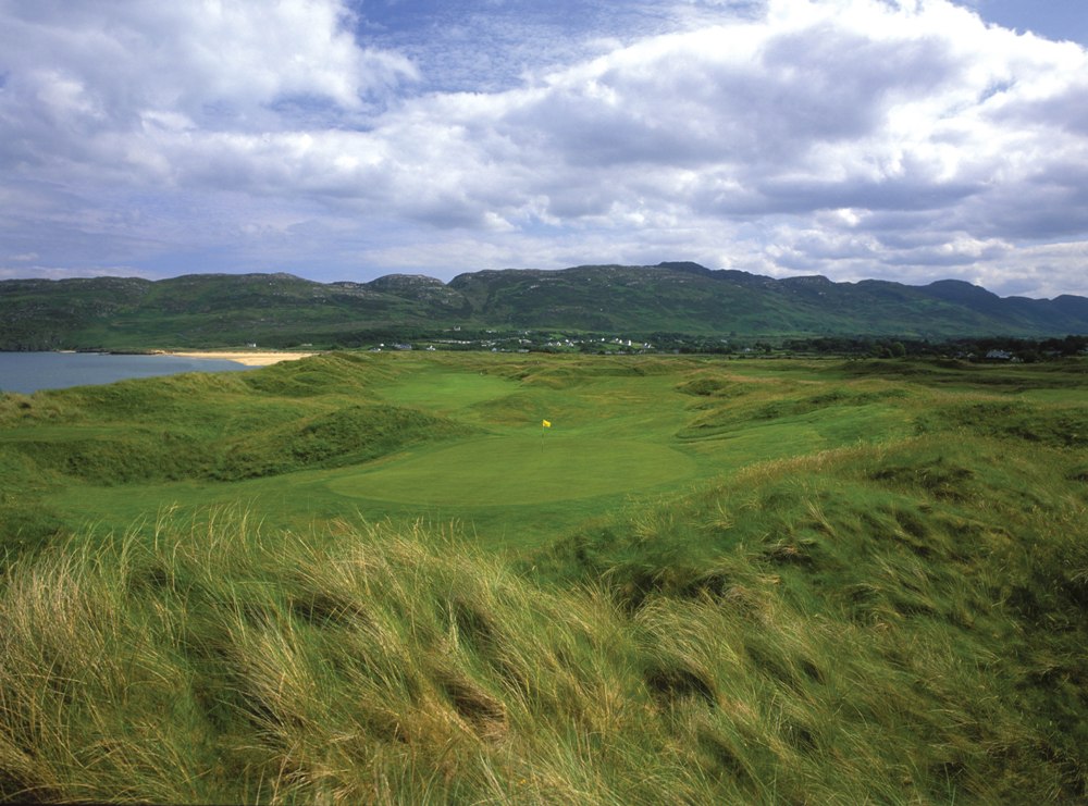 Par 4 of the Portsalon golf course