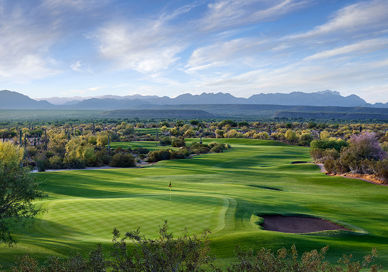 Green sur le parcours We-Ko-Pa en Arizona