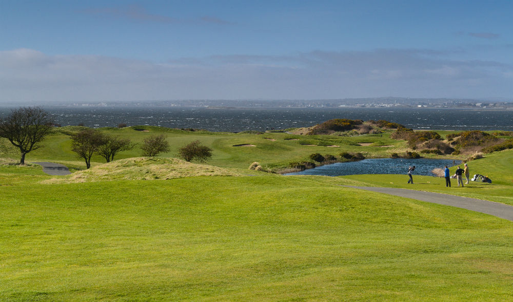 Golfers on the Galway Bay Golf Course