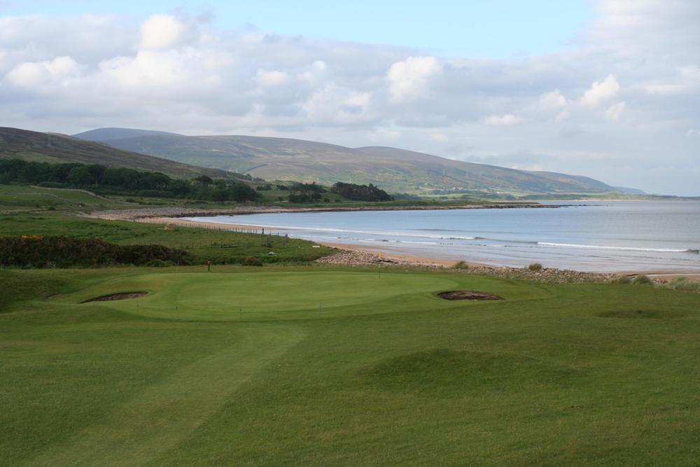 Par 3 overlooking the sea at Brora