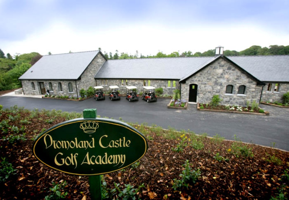 Club house of Dromoland Castle course