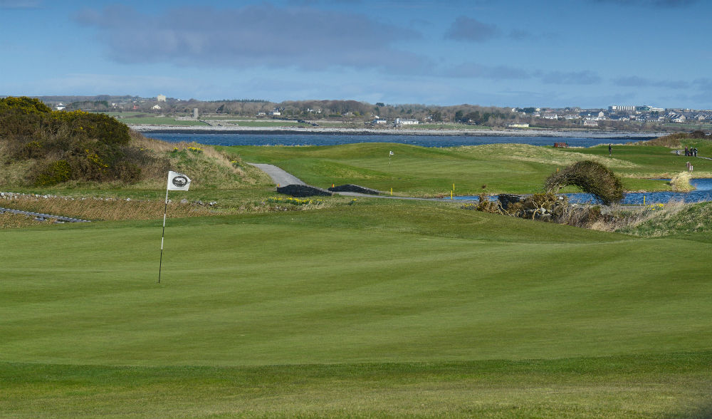 Green on the Galway Bay Golf Course