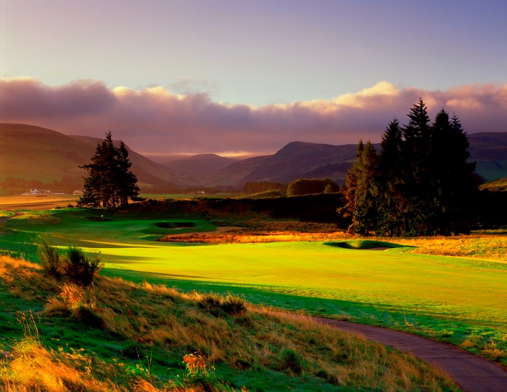 1st hole of the PGA Centenary at Gleneagles