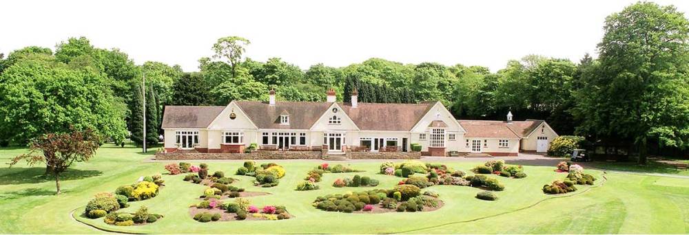 Clubhouse at Little Aston golf course
