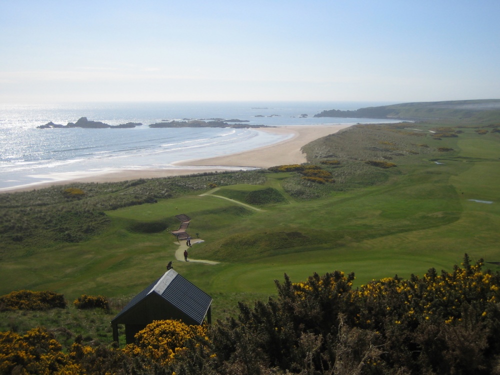 Sea view at Cruden Bay golf club