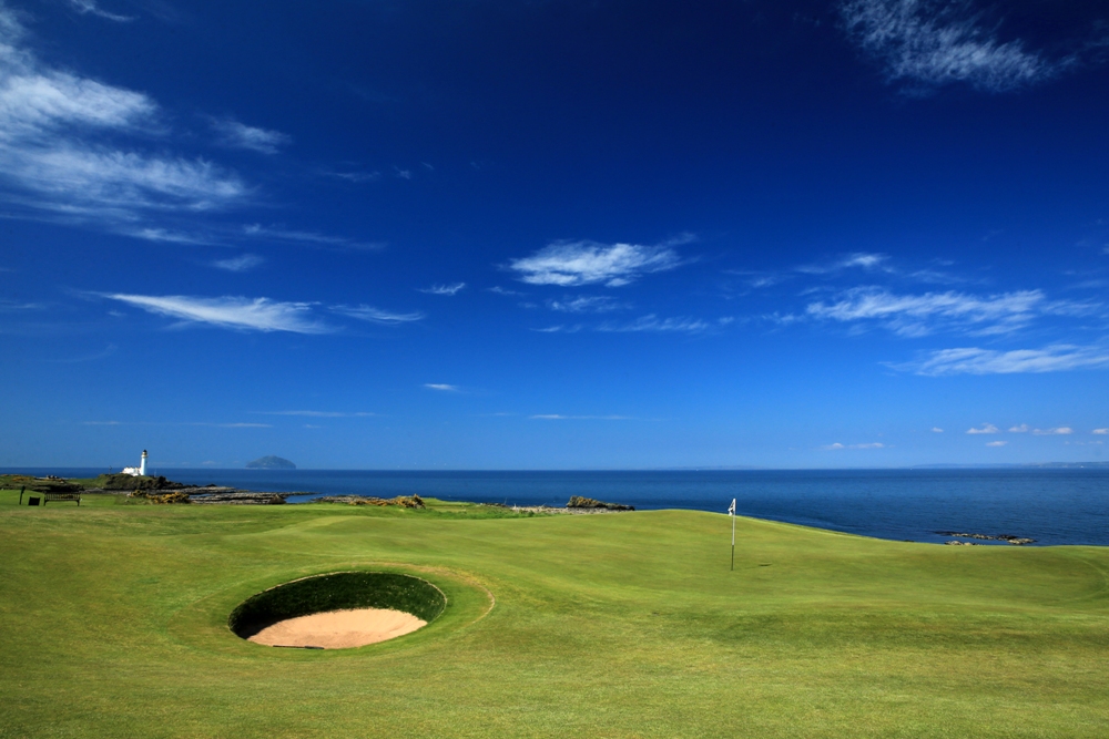 9th hole of the Kintyre golf course at Turnberry