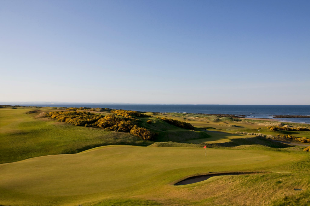 18th hole at Kingsbarns Golf Links