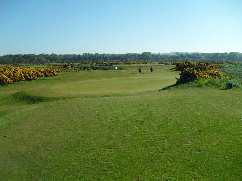 Two golfers at Eden Course