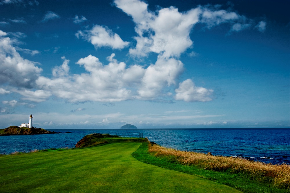 10th tee on the Ailsa golf course at Turnberry