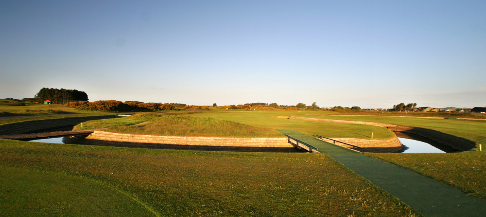 River at the 17th hole at Carnoustie Championship